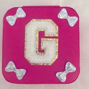 Personalized  small Jewelry Box. Select your initial